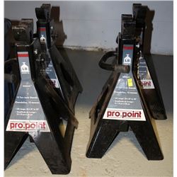 LOT OF FOUR 12 TON JACK STANDS