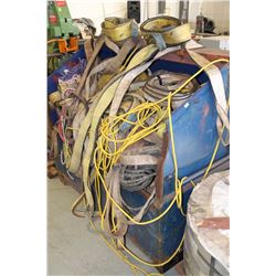 BLUE JOB BOX FILLED WITH SLINGS