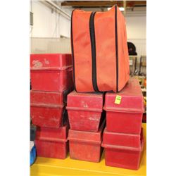 LOT OF 8 SAFETY REFLECTOR KITS