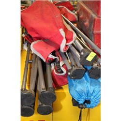 LOT OF FOUR FOLDING CHAIRS