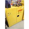Image 1 : YELLOW FLAMMABLES CABINET & CONTENTS