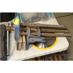 10" SAW BLADE & VISE