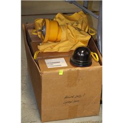 LOT OF SAFETY LIGHTS