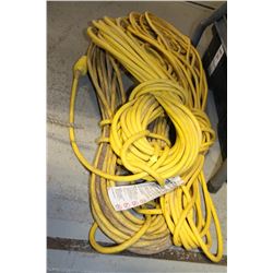 LOT OF THREE EXTENSION CORDS
