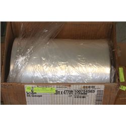 ROLL OF 55 GAUGE SHRINK WRAP - 12" X 4,770'