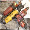 Image 1 : MILWAUKEE GRINDER WITH DEWALT DIE GRINDER & HILTI