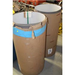 TWO ROLLS OF FLATSHEET