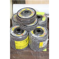 LOT OF 46 KLINGSPUR ABRASIVE DISCS - 4-1/2" X 7/8"