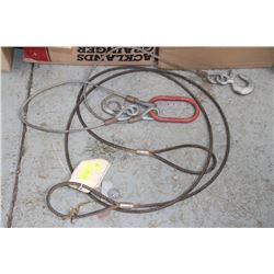 3/8-12' STEEL CABLE LANYARD