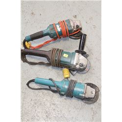 THREE MAKITA GRINDERS