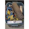 Image 1 : BLUE BIN WITH SAFETY HARNESSES ETC.