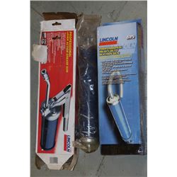 LOT OF GREASE & SUCTION GUNS