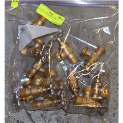 BAG OF 12 PLUMBING TAPS