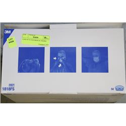 CASE OF 50 3M SURGICAL MASKS