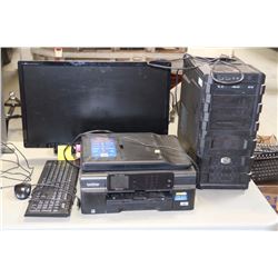 MISMATCHED DESKTOP COMPUTER PACKAGE - NO PASSWORD