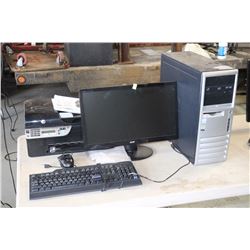 MISMATCHED DESKTOP COMPUTER PACKAGE - NO PASSWORD