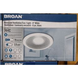 NEW BROAN VENTILATION FANS