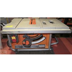 RIGID PORTABLE TABLE SAW