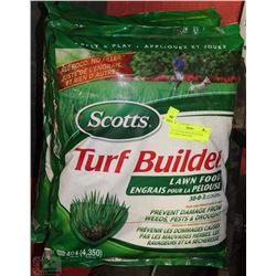 LOT OF 4 BAGS OF SCOTTS TURF BUILDER LAWN FOOD