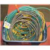 Image 1 : TOTE WITH AIR HOSES AND HEAVY DUTY EXTENSION CORD