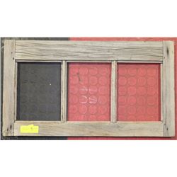 VINTAGE WINDOW FRAME 14"X25"