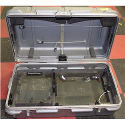 METAL CASE WITH FOAM PADDED INSIDE 34"X19"X15"