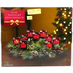 NEW GLASS TEALIGHT CENTERPIECE