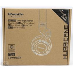 NEW DELUXE BLUEDIO BLUETOOTH OVER EAR HEADPHONES