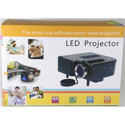 NEW BLACK LED MULTIMEDIA PROJECTOR
