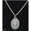 Image 1 : #1- .925 SOLID SILVER ANGEL PENDANT W/ 18" BOX