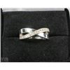Image 1 : #11-VINTAGE ETERNITY KNOT .925 RING SIZE 7