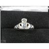 Image 1 : #17-IRISH CLADDAGH .925 SILVER RING SIZE 7