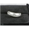 Image 1 : #19- .925 SILVER WEDDING BAND RING SIZE 7