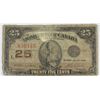 Image 1 : 1923 DOMINION OF CANADA 25 CENT SHINPLASTER