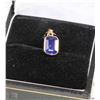 Image 1 : #8-14K GOLD ENHANCED SAPPHIRE (2.30CT) PENDANT