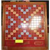 Image 1 : LARGE WOODEN SCRABBLE BOARD W/LAZY SUSAN BUILT