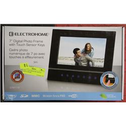 NEW 7" ELECTROHOME DIGITAL PHOTO FRAME