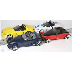 FLAT WITH MAISTO PROWLER CARS AND VIPERS