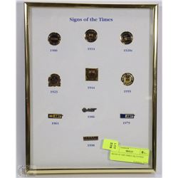 SIGNS OF THE TIMES TELUS PINS