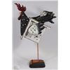 Image 1 : 19" TALL ROOSTER BIRD HOUSE MADE OF WOOD & METAL