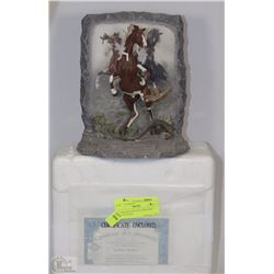 BRADFORD 'ROLLING THUNDER' STATUE WITH