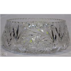 PINWHEEL CRYSTAL BOWL