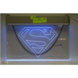 SUPERMAN LIGHTED SIGN