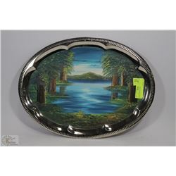 HAND PAINTED TRAY