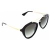 Image 1 : AUTHENTIC PRADA SUNGLASSES BLACK AVIATOR UNISEX