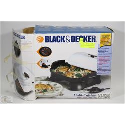 BLACK AND DECKER MULTI CUISINE SKILLET