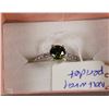 Image 1 : #34- .925 STERLING SILVER NATURAL PERIDOT RING