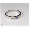 Image 1 : .925 STERLING SILVER TANZANITE RING - SIZE 6