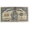 Image 1 : 1923 DOMINION OF CANADA 25 CENT SHINPLASTER