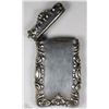 Image 1 : ANTIQUE STERLING SILVER VICTORIAN CARD HOLDER